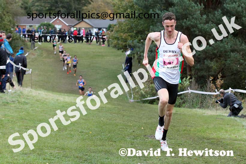 Senior mens 2021 National Cross Country Relays, Berry Hill Park, Mansfield. Photo: David T. Hewitson/Sports for All Pics